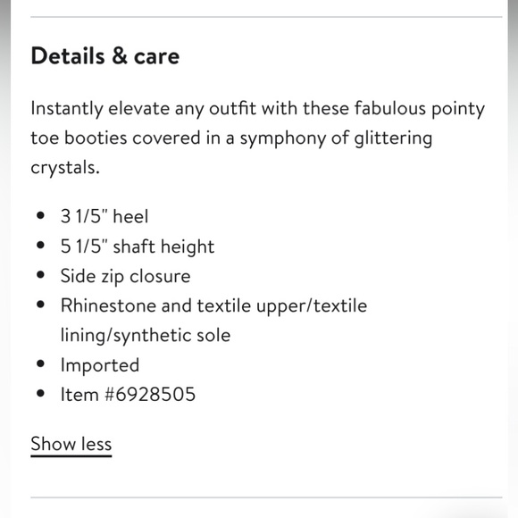 Betsey Johnson Cady Rhinestone Bootie Silver 8.0-8.5 NWT Zara - Picture 15 of 15